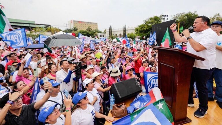 Instan al voto por Renán Barrera para acabar con apagones en Yucatán.