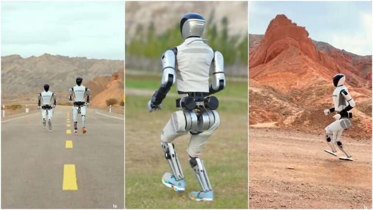 Crean robot humanoide capaz de correr en el desierto y con tenis