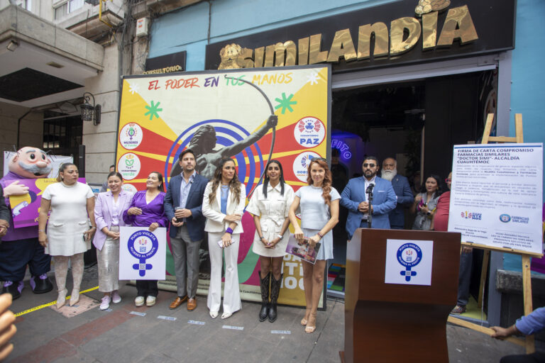 Impulsa Víctor González Herrera red de Puntos Violeta