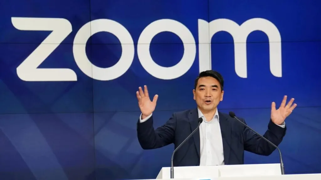 Eric Yuan y Santi Subotovsky hablando sobre el segundo acto de Zoom en TechCrunch Disrupt