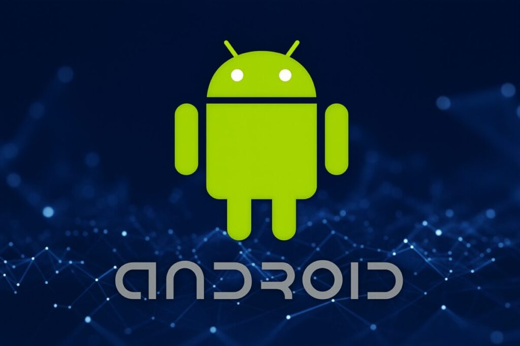 Teléfono Android mostrando apps en pantalla completa con Always On Display activado