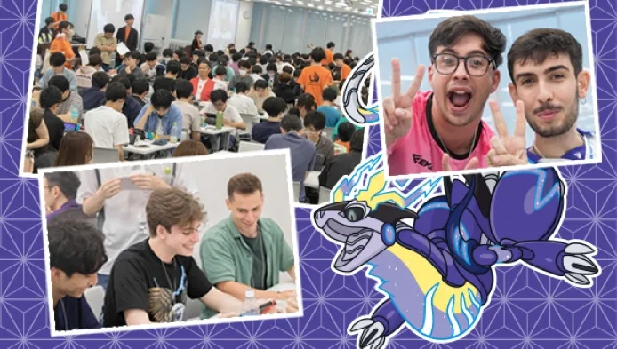 Jugadores en un torneo Pokémon en Japón desarrollando estrategias únicas para competir a nivel mundial