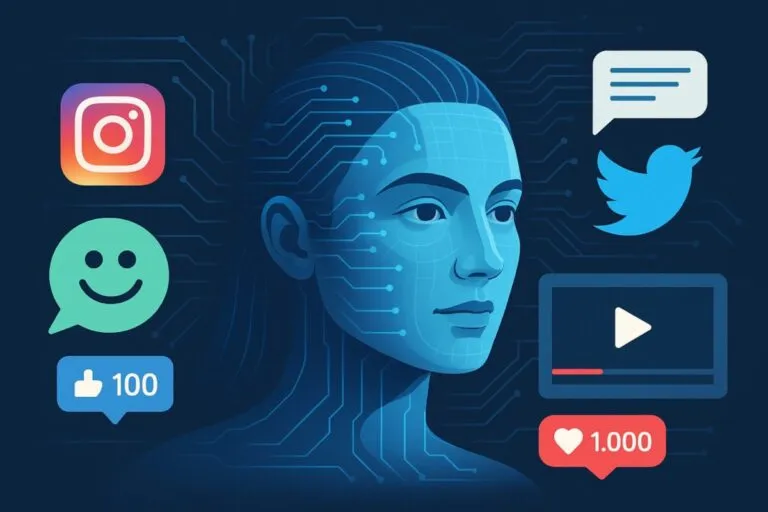 Representación digital de memes con IA y redes sociales manipuladas en México