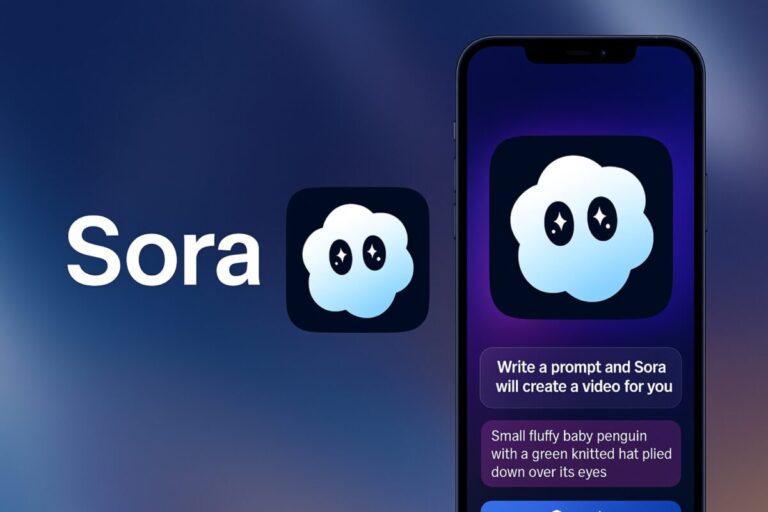 Usuario crea video con IA desde la app de Sora en Android en México