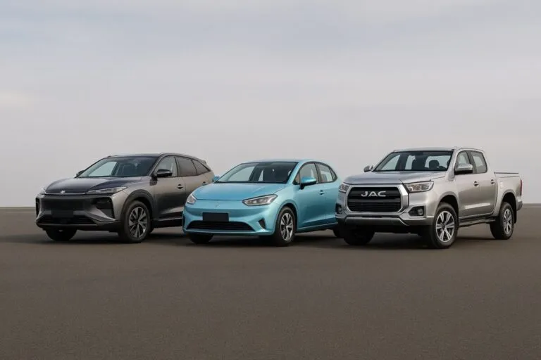 Imagen de SUV híbrido, hatch eléctrico y pick-up de JAC Motors lanzados en Argentina en agosto de 2025