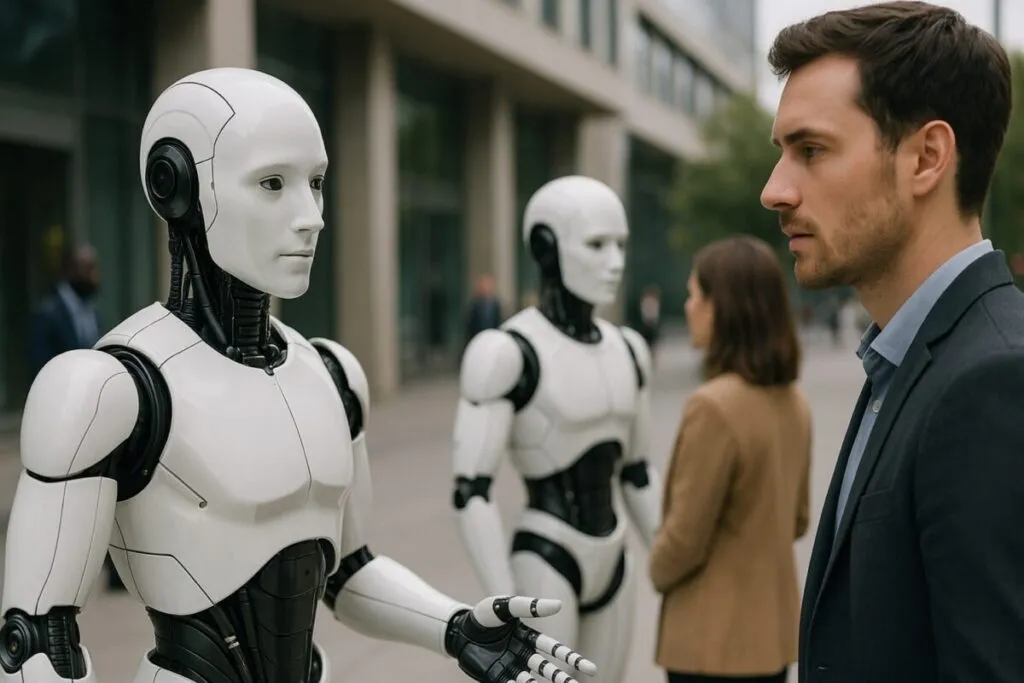 Robots humanoides impulsados por inteligencia artificial en entornos de trabajo y asistencia cotidiana