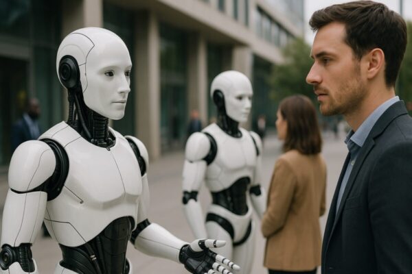 Robots humanoides impulsados por inteligencia artificial en entornos de trabajo y asistencia cotidiana