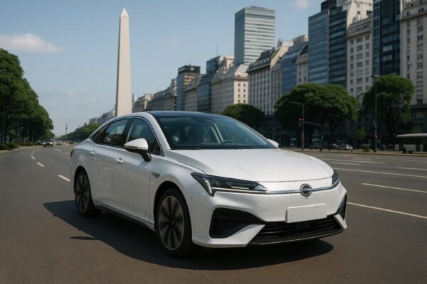 El nuevo GAC Aion ES eléctrico llega a Argentina con diseño moderno y hasta 580 km de autonomía