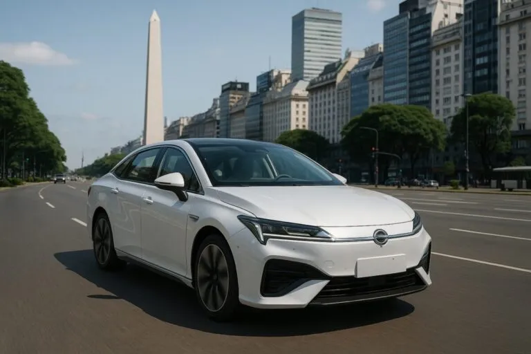 El nuevo GAC Aion ES eléctrico llega a Argentina con diseño moderno y hasta 580 km de autonomía