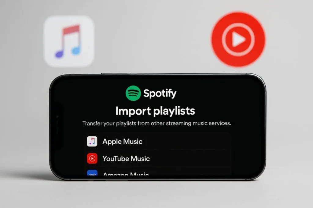 Spotify permite importar playlists desde otras plataformas