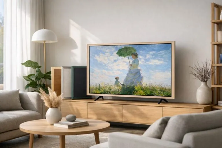 Nueva TV lifestyle de LG con pantalla mate, IA y marcos magnéticos intercambiables