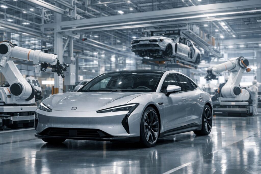 Fábrica de Xiaomi en Beijing lista para fabricar el coche eléctrico SU7 a partir de 2026