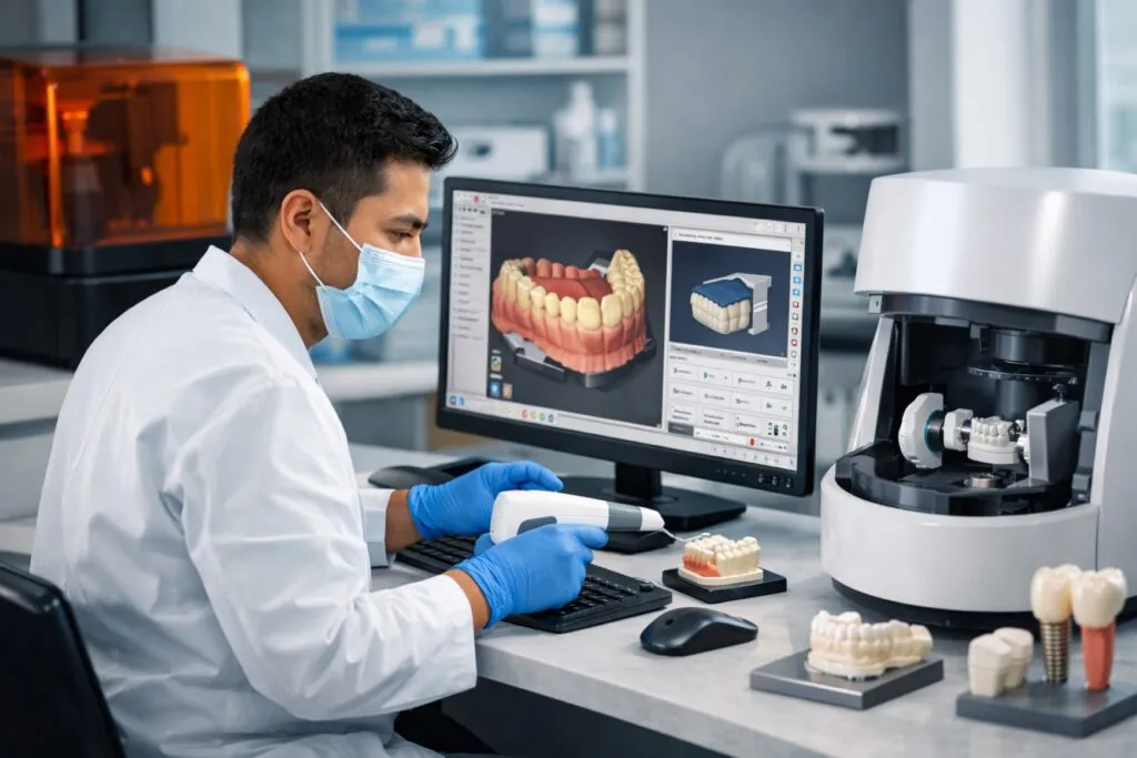 Especialistas en tecnología dental usando CAD/CAM e impresión 3D en México