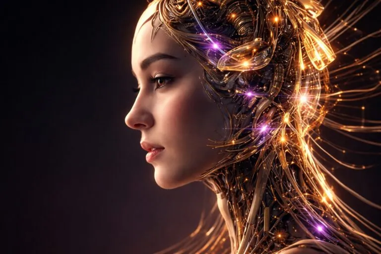 Grupo de estudiantes frente a computadoras, reflejando el impacto de la inteligencia artificial en su salud mental y aprendizaje