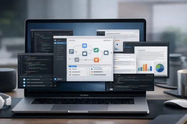 Codex en macOS con gestión de agentes IA, skills y automatizaciones para desarrollo de software avanzado