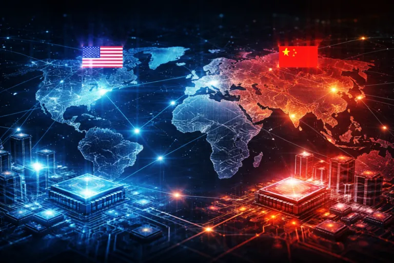 Tech Edge explica cómo EE.UU. compite con China en tecnología mediante ecosistemas, innovación y cadenas globales interconectadas