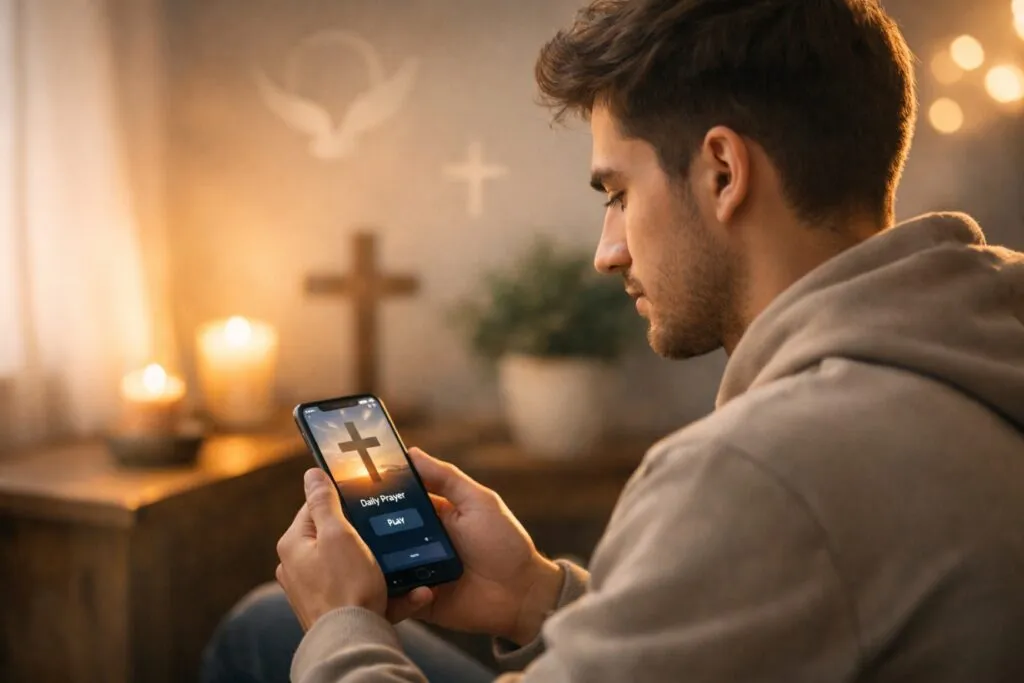 Apps para rezar y fe digital en México con plataformas y comunidades religiosas en línea