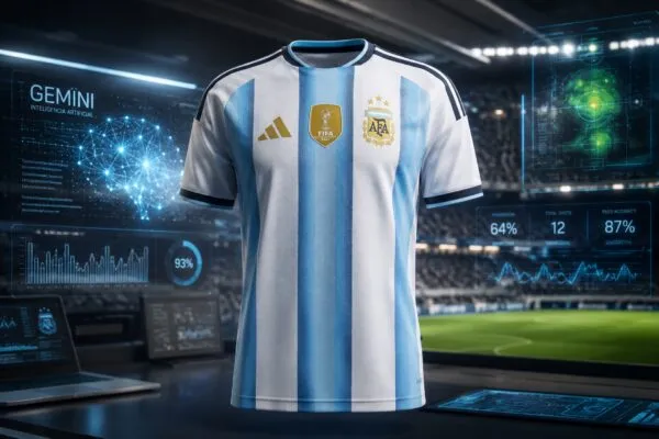 Selección argentina utilizando Gemini en el Mundial 2026 con tecnología e inteligencia artificial deportiva