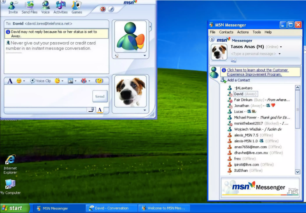 MSN Messenger y WhatsApp marcaron la evolución de la comunicación digital en internet