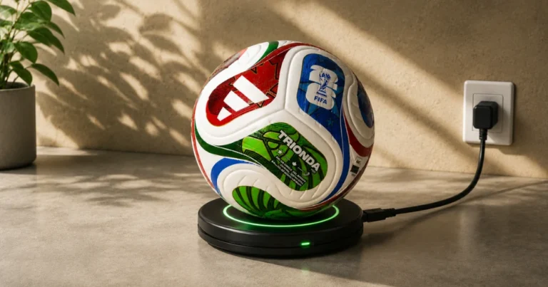 Balón Trionda del Mundial conectado a tecnología inteligente y sistemas digitales de análisis deportivo