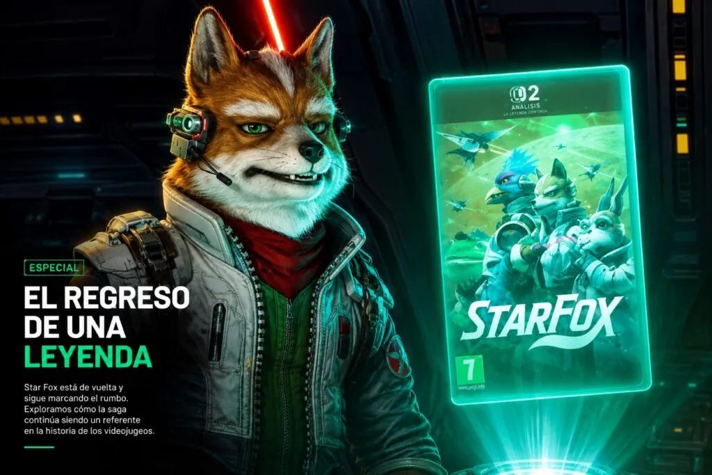 Star Fox Switch 2 con gráficos renovados y multijugador online para Nintendo Switch 2
