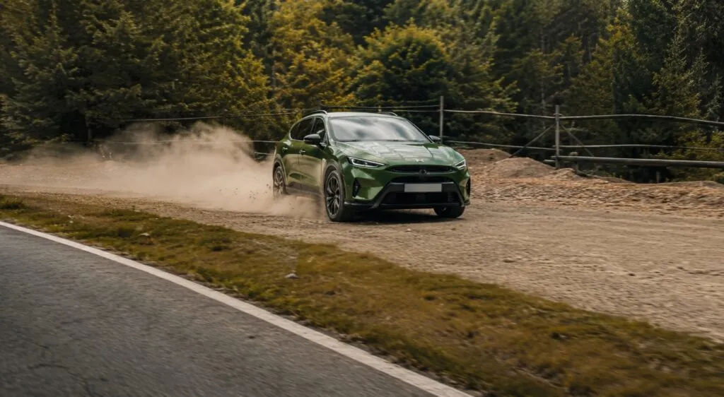 Ford eléctrico drifting inspirado en rallies dentro de la estrategia Ready Set Ford para Europa durante 2026