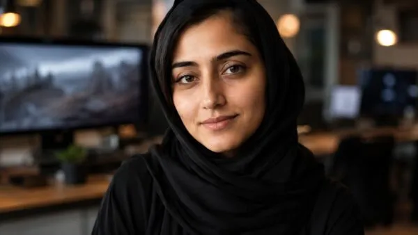 Ingenieras iraníes trabajando en estudios globales de videojuegos y tecnología avanzada