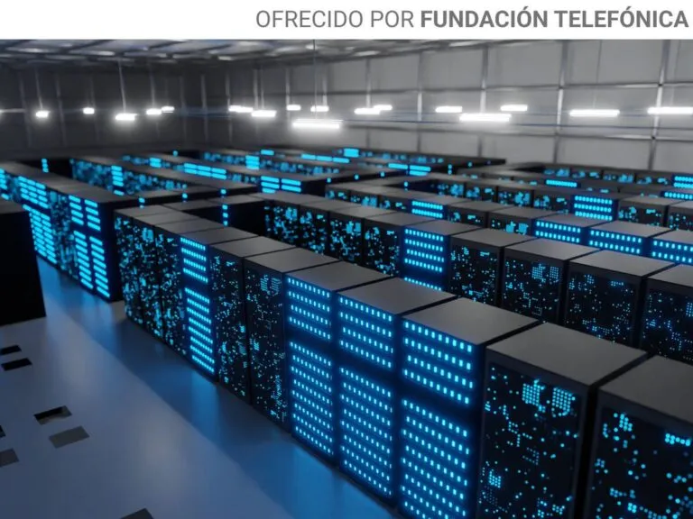 Laboratorio de computación cuántica con procesadores avanzados y científicos trabajando en tecnología estratégica