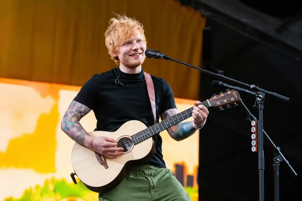 Ed Sheeran en Quito durante el Loop Tour en el Estadio Atahualpa