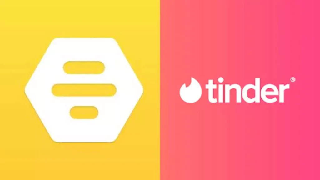 Tinder y Bumble en smartphones mostrando la evolución de las apps de citas y conexiones digitales modernas