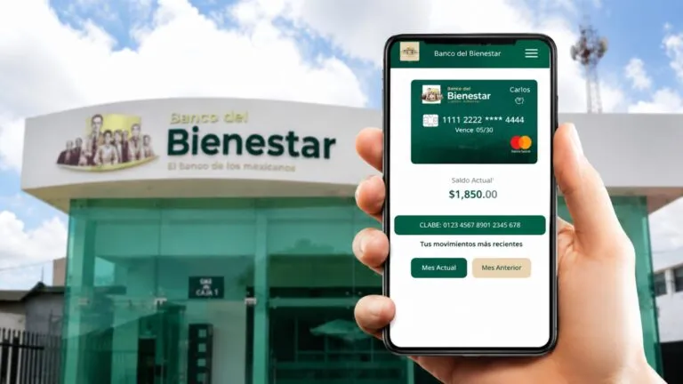 App del Banco del Bienestar con transferencias SPEI y pagos digitales en México durante 2026