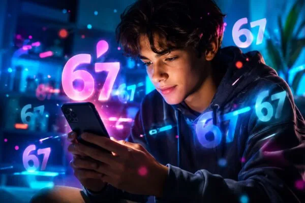TikTok 67, código viral nacido en Estados Unidos que conquistó TikTok con un meme sin significado fijo.