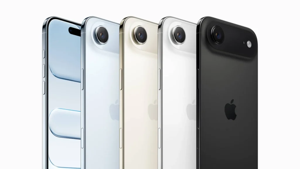 Concepto de un programa de leasing de Apple para renovar dispositivos mediante una suscripción mensual.