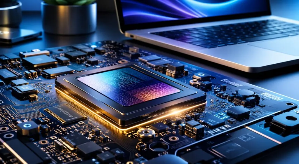 Apple Silicon con chips M5 mejora rendimiento, eficiencia energética e inteligencia artificial en computadoras Mac.