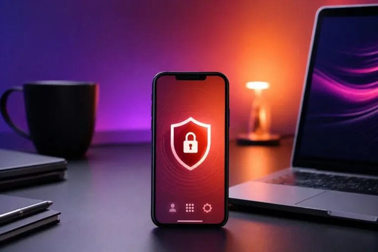 Usuario revisando los permisos de aplicaciones para proteger la privacidad y controlar el acceso a sus datos personales.