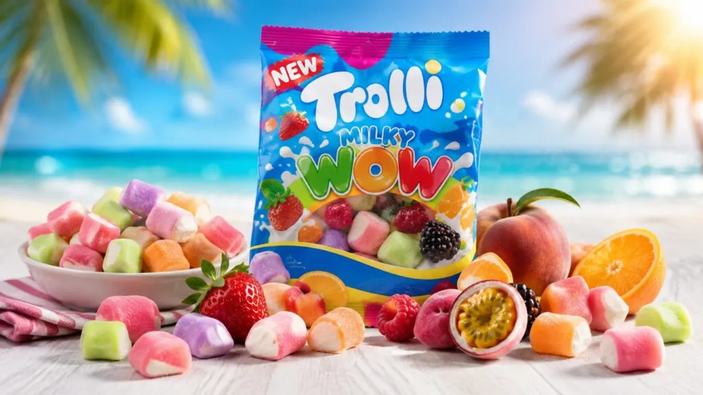 Trolli Milky Wow en España con seis sabores, espuma suave, cremosidad y una fina capa de golosina afrutada