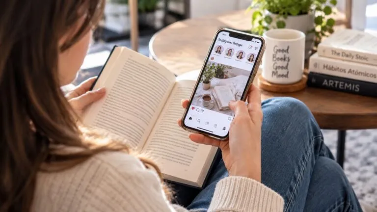 Instagram prueba un banner para mostrar el libro que los usuarios están leyendo
