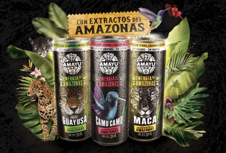 Superfrutos amazónicos como açaí, camu camu, aguaje y aguaymanto, ingredientes de la línea AMAYU de Grupo AJE.