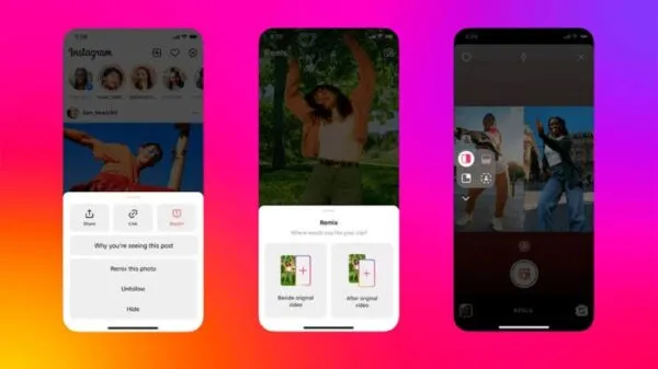 Recrear Reels de Instagram será más sencillo con una función que mantiene el video de referencia visible mientras el usuario graba.