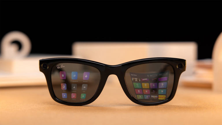 Lentes inteligentes con inteligencia artificial.